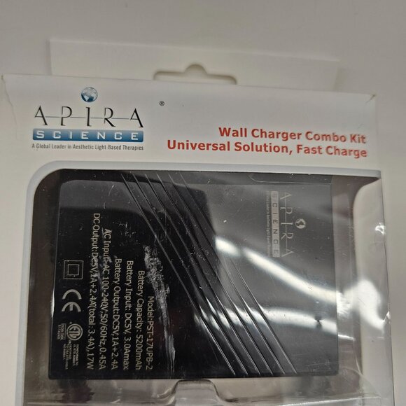 Apira Science Wall Charger Combo Kit - Universal Solution Fast Charge 2-in-1 Des - Picture 2 of 9